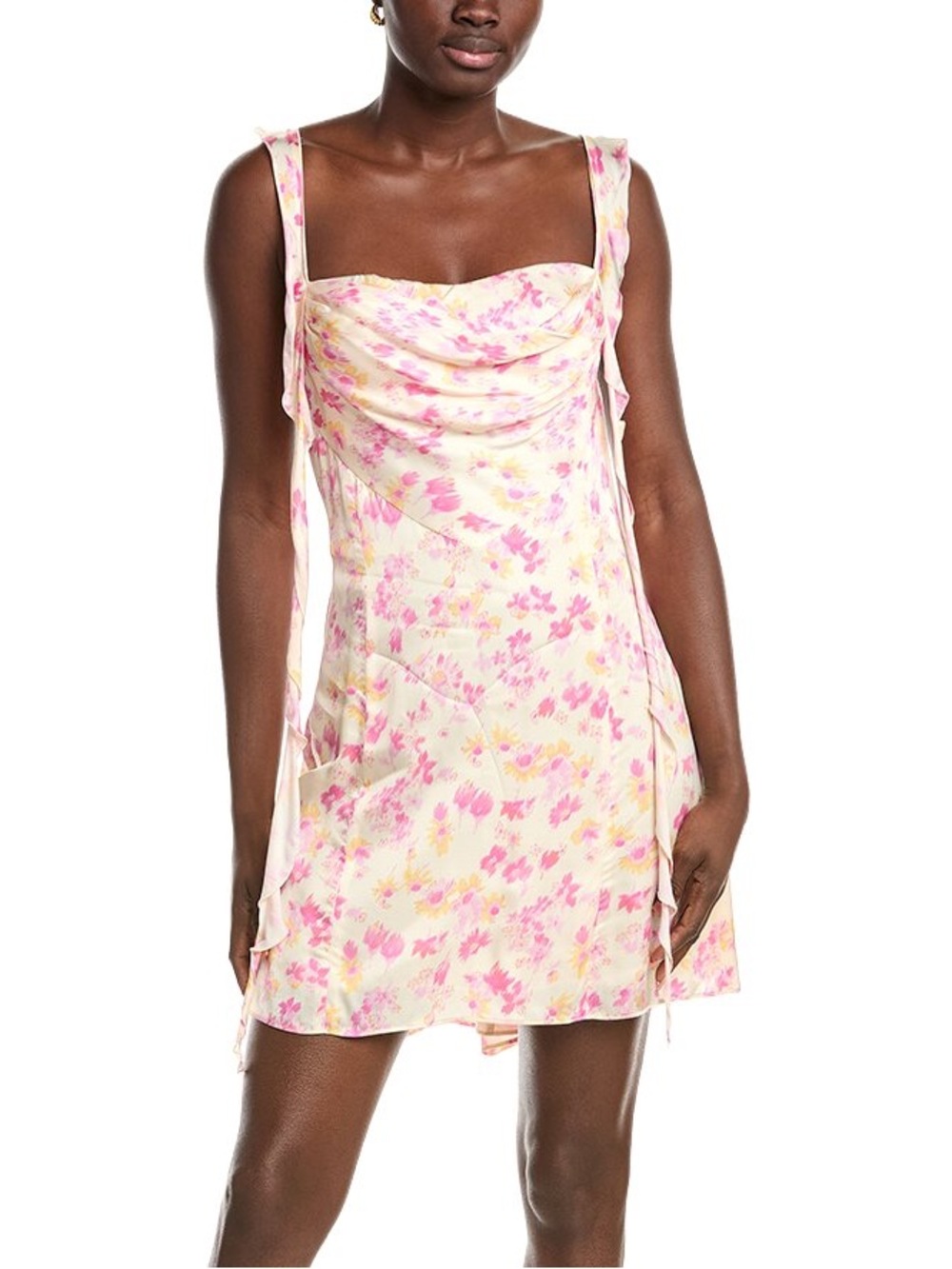 Maje Satin Mini Dress